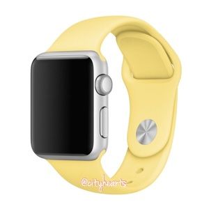 NEW Pollen Yellow Apple Watch Sport Band
